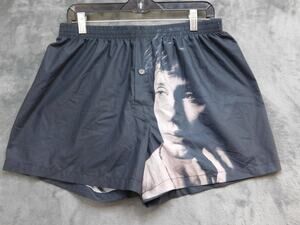 MATT RIFE Boxer Shorts Mens XL Black Microfiber Lightweight Face Graphic